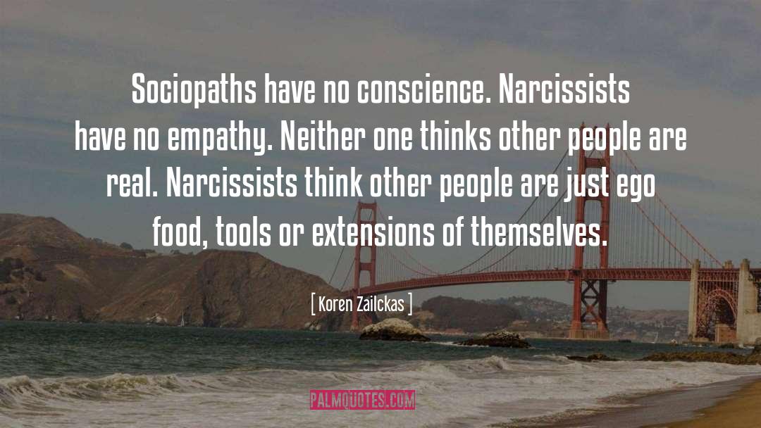 Narcissists quotes by Koren Zailckas