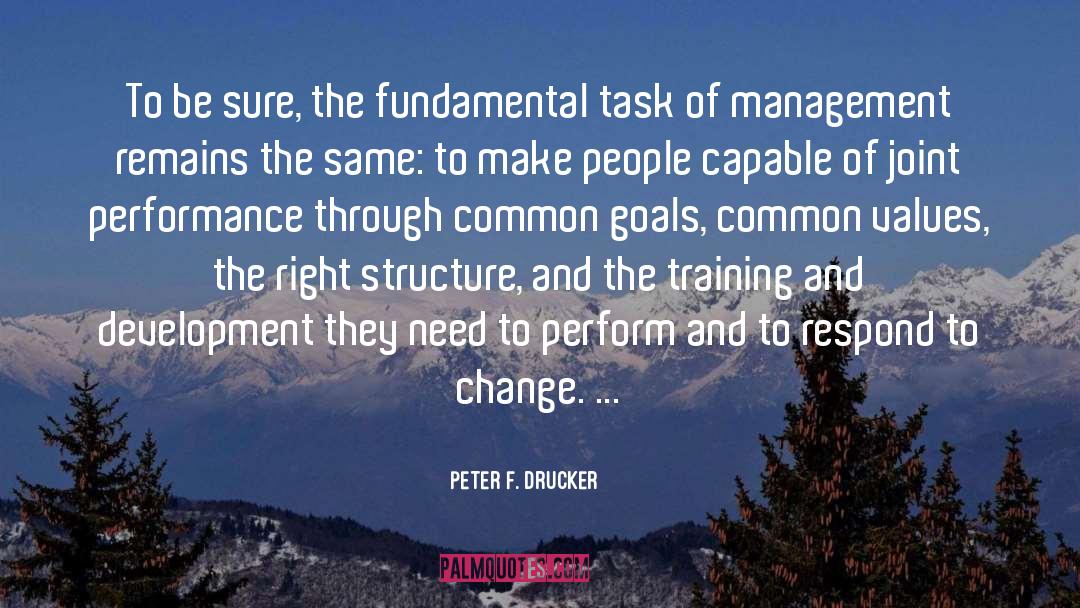 Narrative Structure quotes by Peter F. Drucker