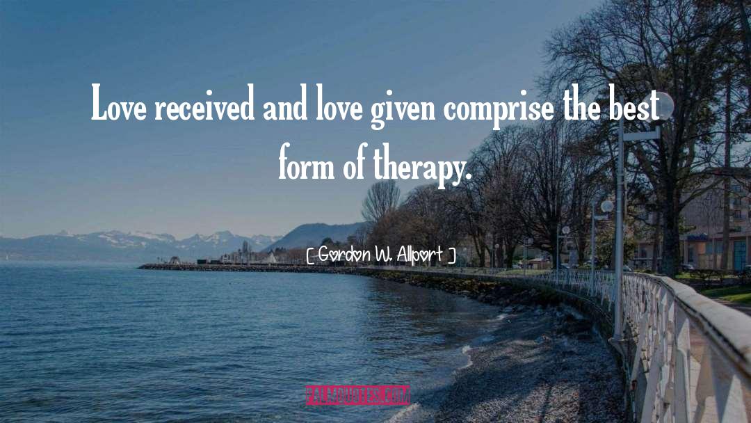 Narrative Therapy quotes by Gordon W. Allport