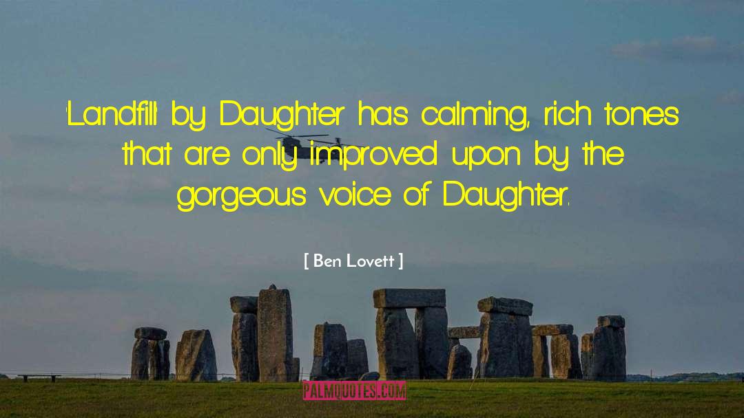 Narrative Voice quotes by Ben Lovett