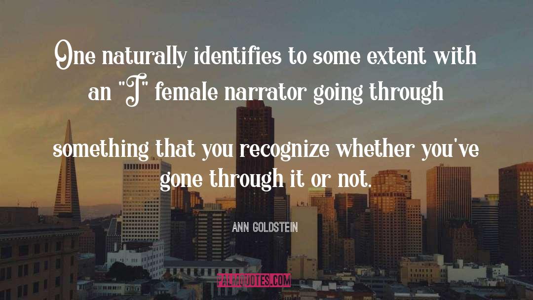 Narrators quotes by Ann Goldstein