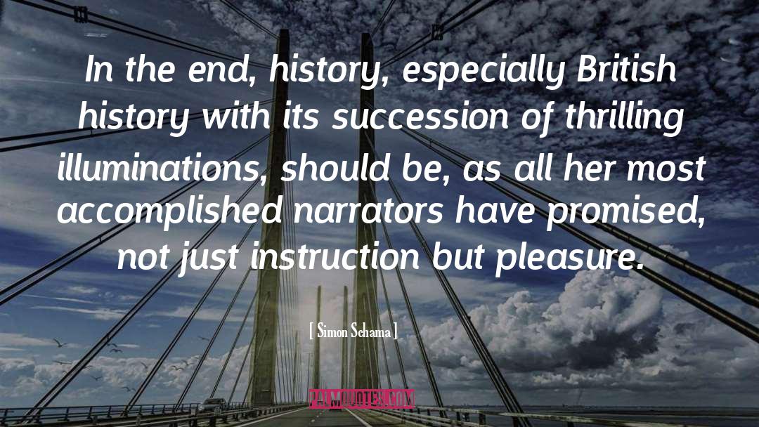 Narrators quotes by Simon Schama