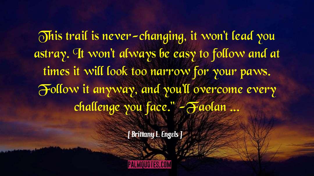 Narrow Path quotes by Brittany L. Engels