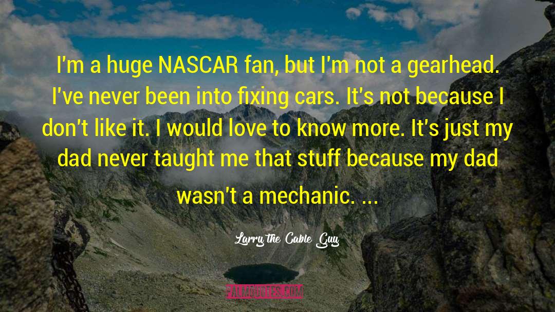 Nascar quotes by Larry The Cable Guy