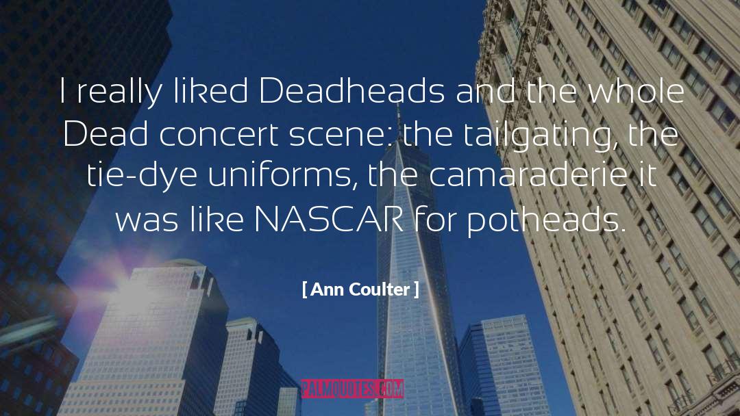 Nascar quotes by Ann Coulter