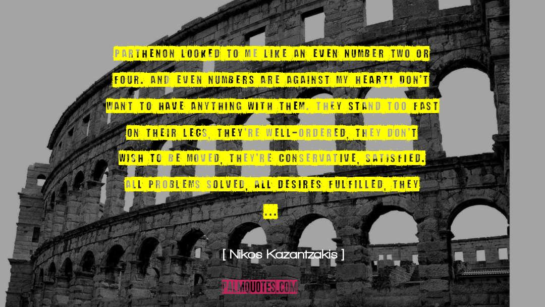 Nashvilles Parthenon quotes by Nikos Kazantzakis