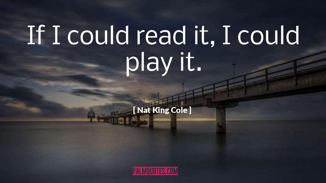 Nat Donovan quotes by Nat King Cole
