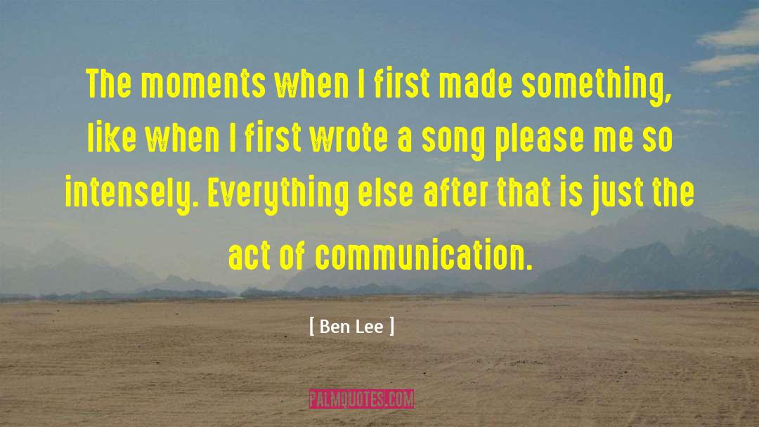 Nathaniel Lee quotes by Ben Lee