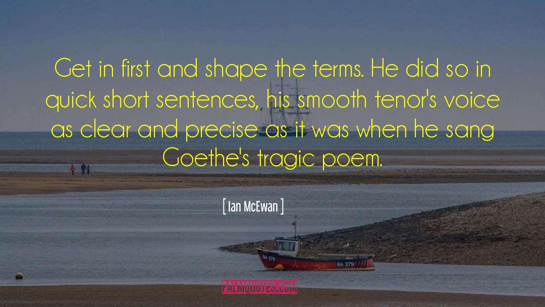 Nathicana Poem quotes by Ian McEwan