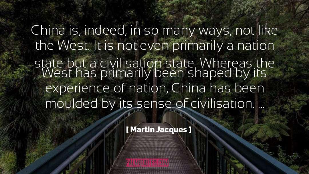 Nation State quotes by Martin Jacques