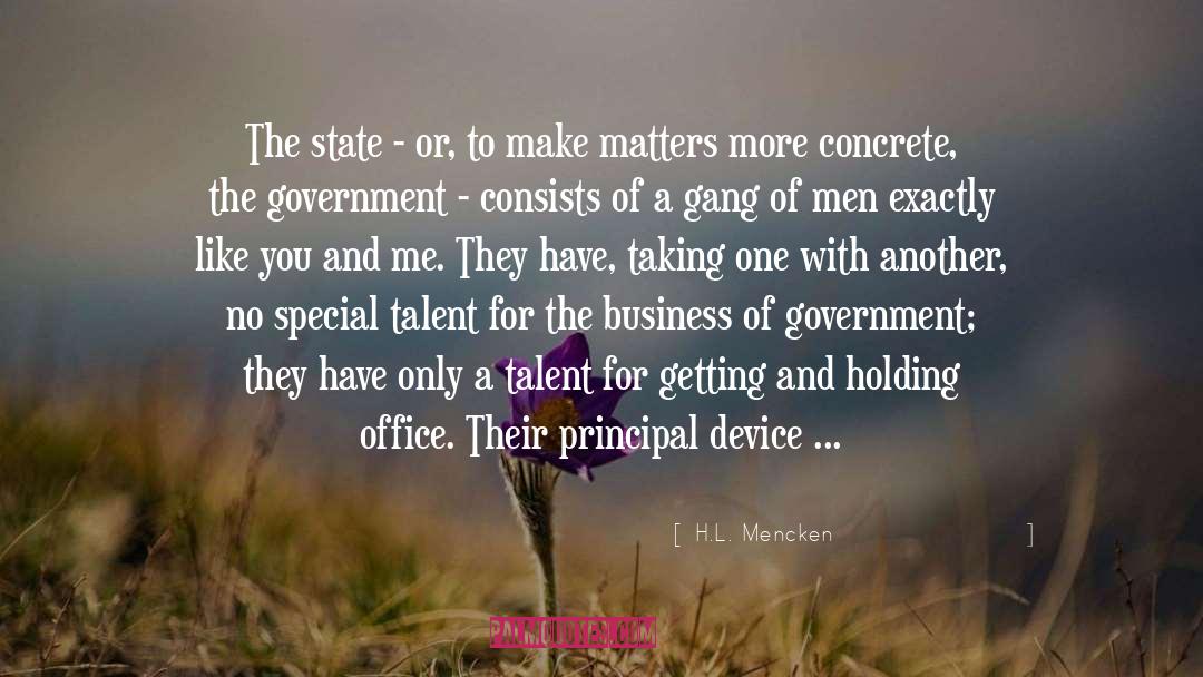 Nation State quotes by H.L. Mencken