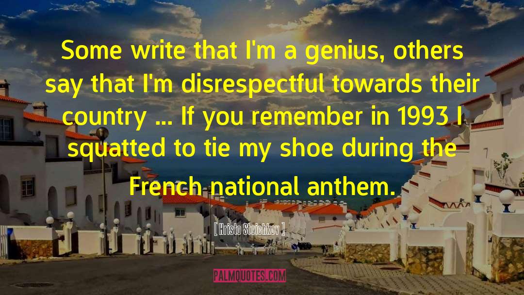 National Anthem quotes by Hristo Stoichkov