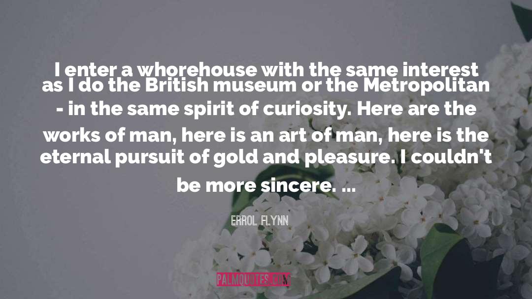 National Art Month quotes by Errol Flynn