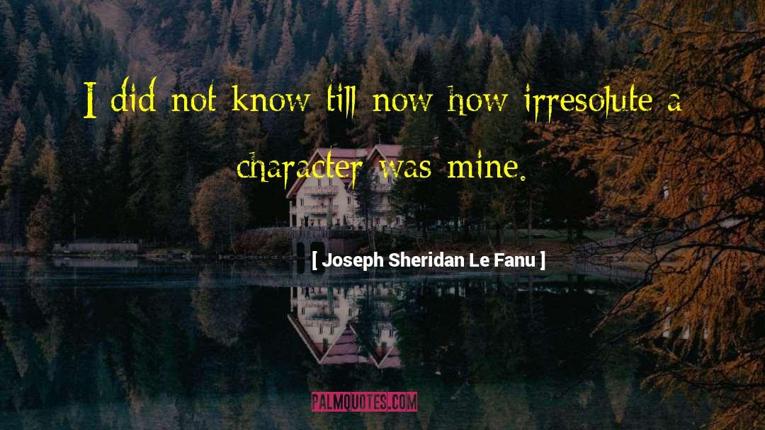 National Character quotes by Joseph Sheridan Le Fanu