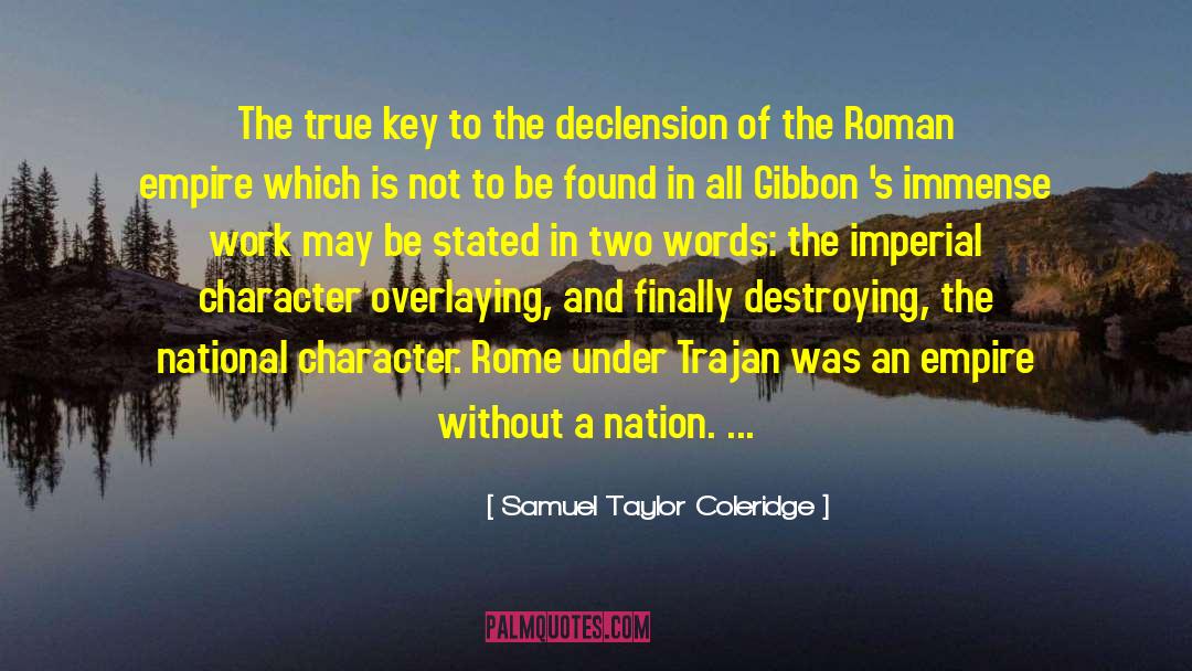 National Character quotes by Samuel Taylor Coleridge