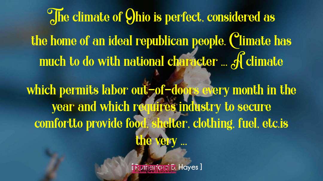 National Character quotes by Rutherford B. Hayes