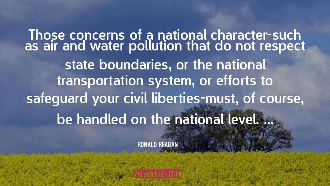 National Character quotes by Ronald Reagan