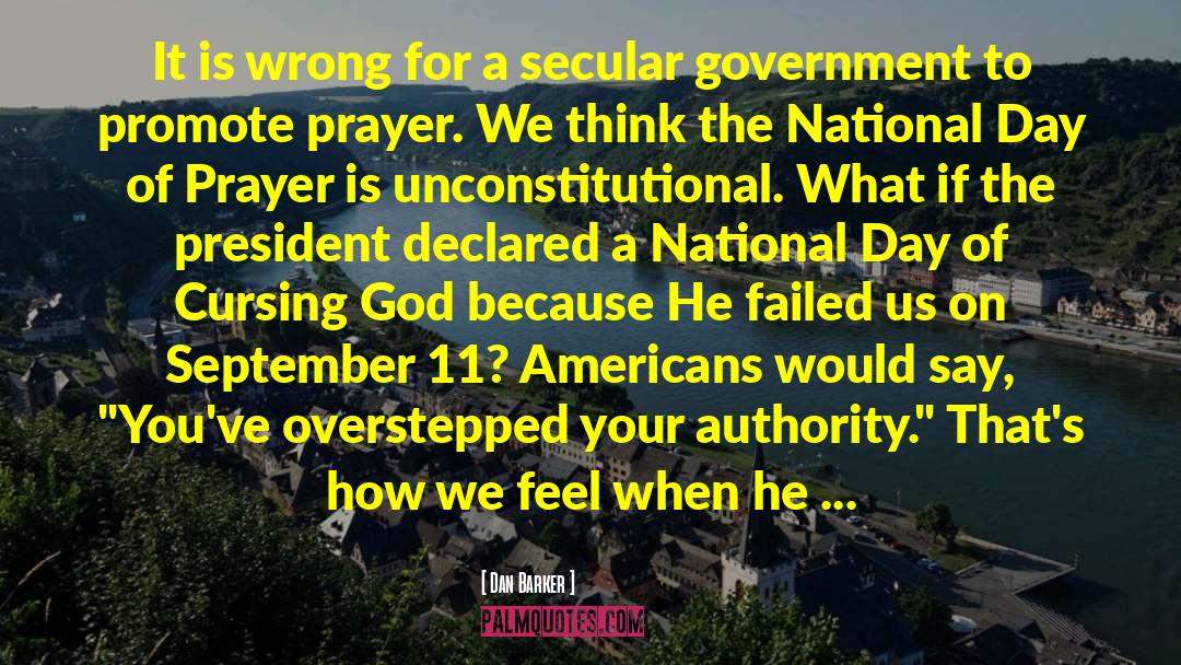 National Day Of Prayer quotes by Dan Barker