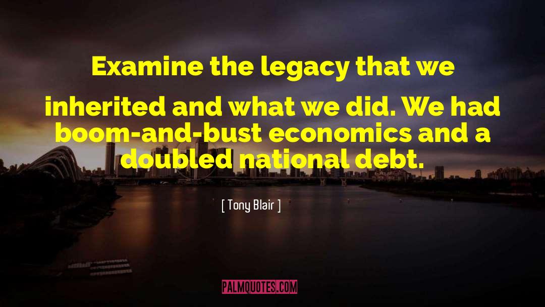 National Debt quotes by Tony Blair