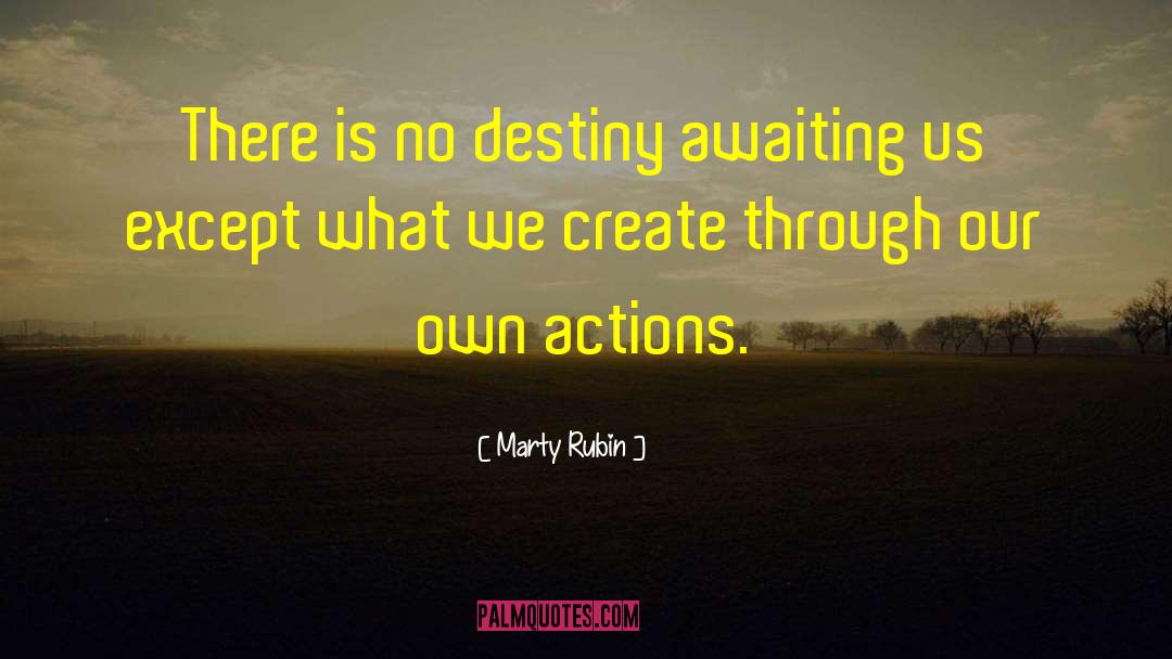 National Destiny quotes by Marty Rubin