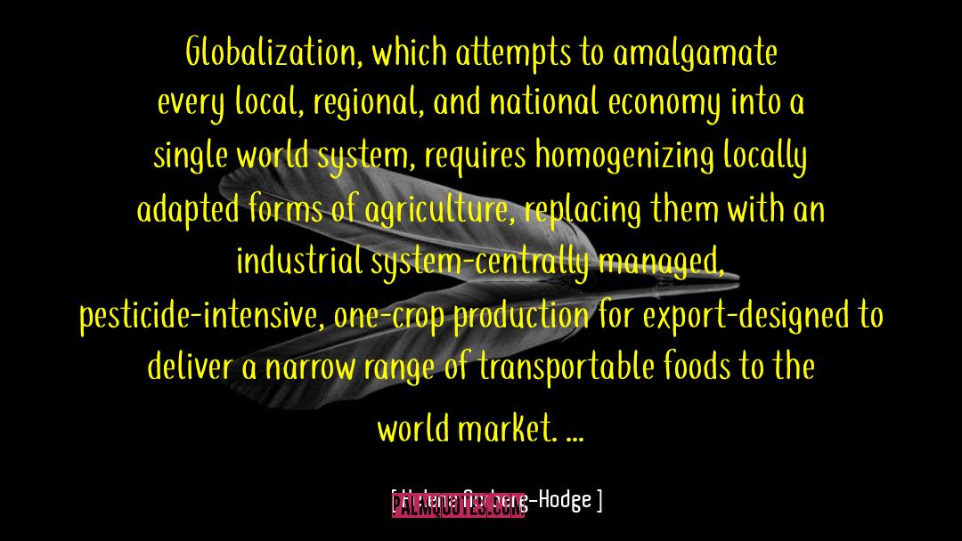 National Economy quotes by Helena Norberg-Hodge