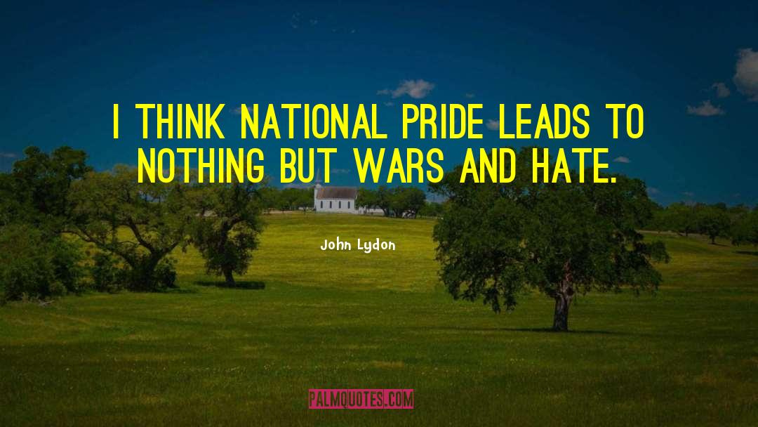 National Economy quotes by John Lydon