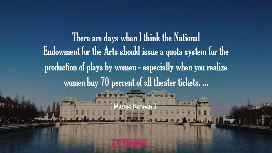 National Endowment For The Arts quotes by Marsha Norman