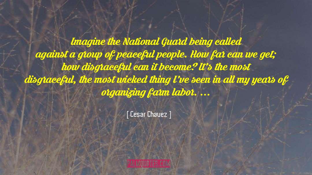 National Guard quotes by Cesar Chavez