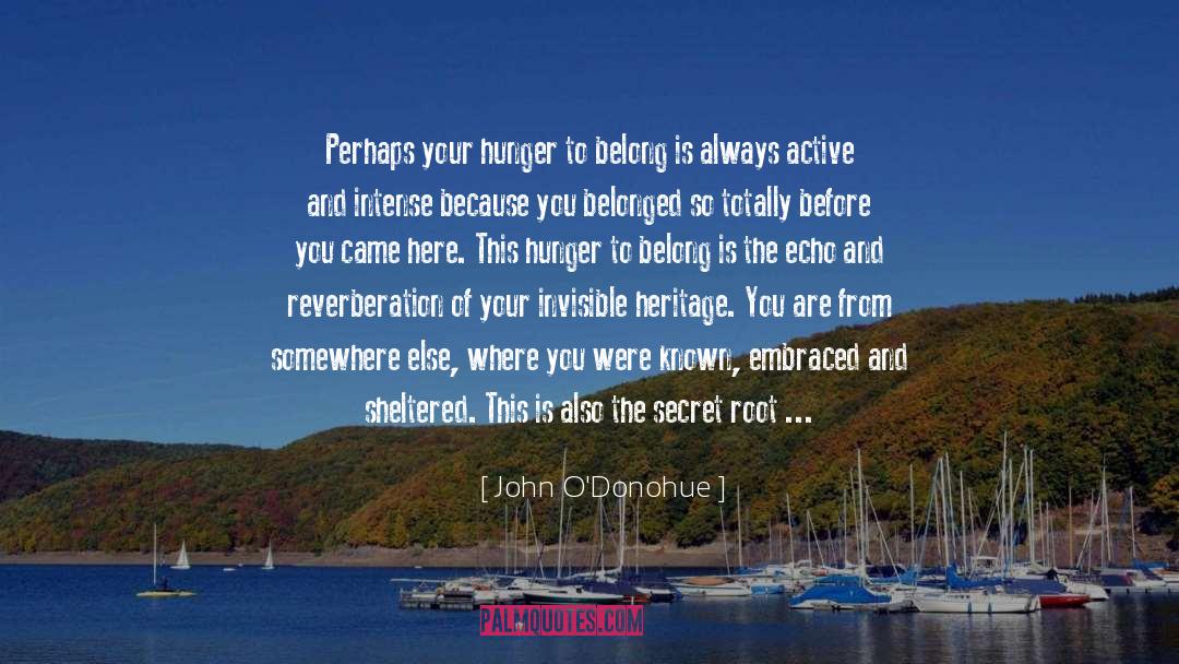 National Heritage quotes by John O'Donohue