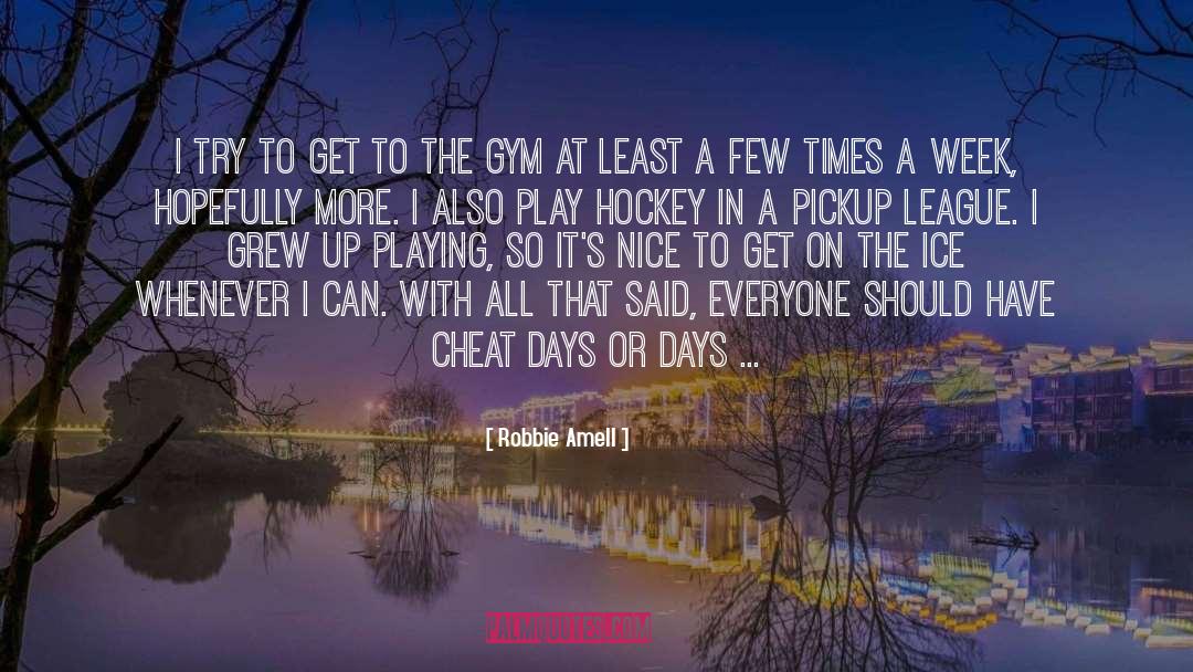 National Hockey League quotes by Robbie Amell