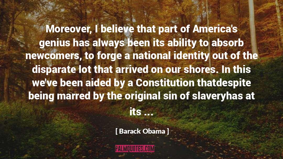 National Identity quotes by Barack Obama