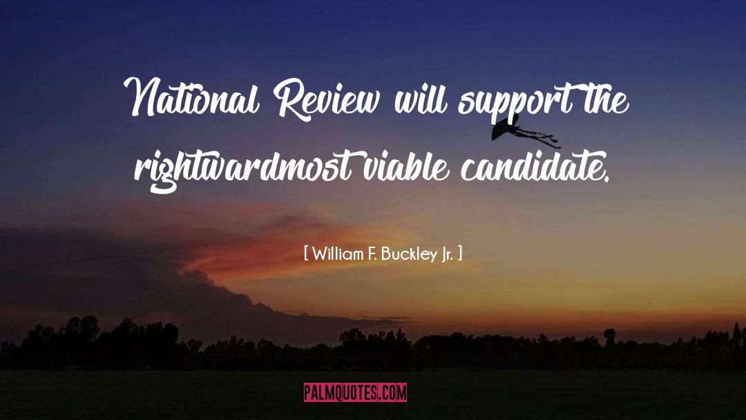 National Intelligence quotes by William F. Buckley Jr.