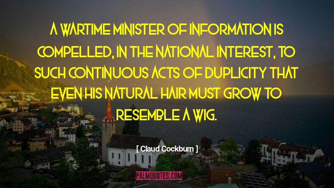 National Interest quotes by Claud Cockburn