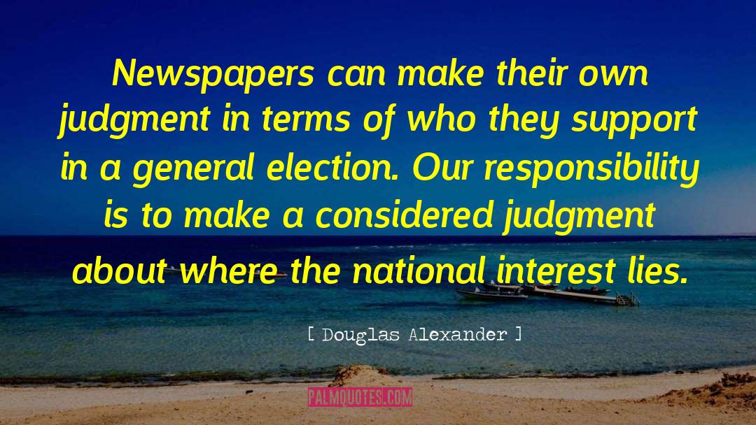 National Interest quotes by Douglas Alexander
