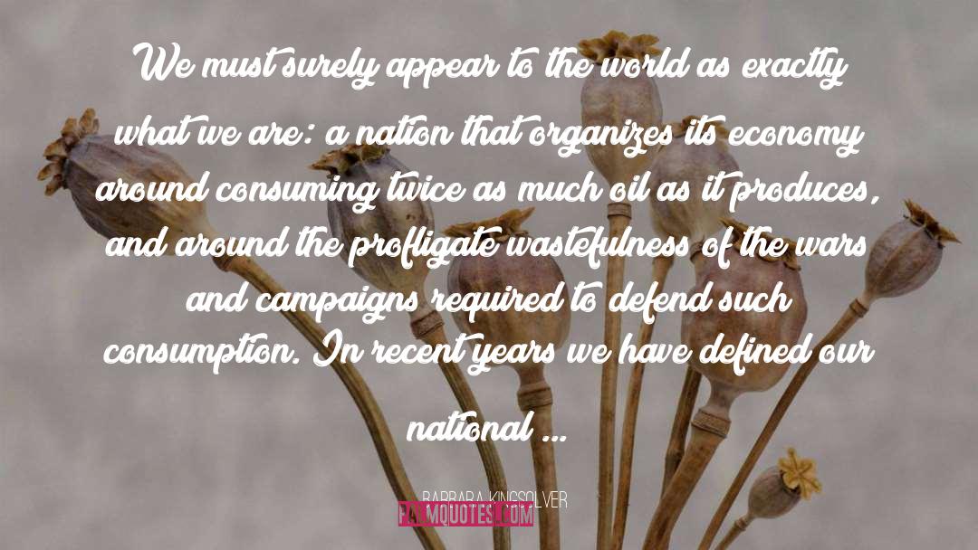 National Interest quotes by Barbara Kingsolver