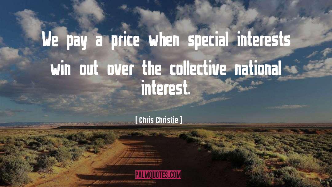 National Interest quotes by Chris Christie