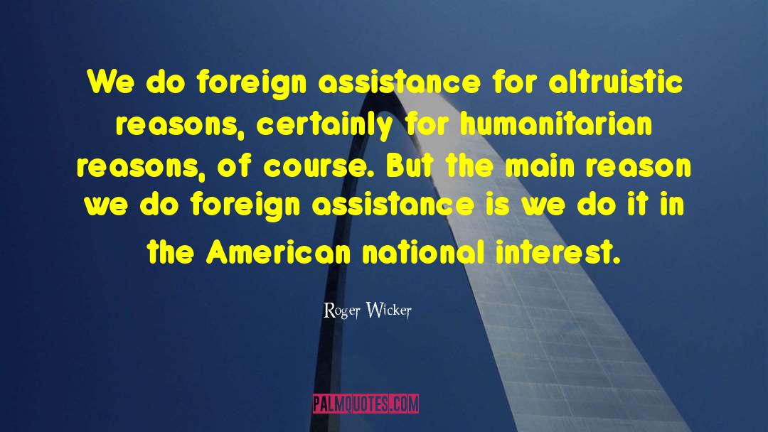 National Interest quotes by Roger Wicker
