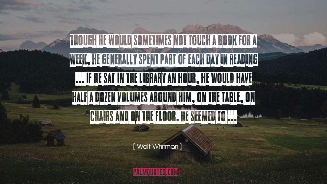 National Library Week quotes by Walt Whitman