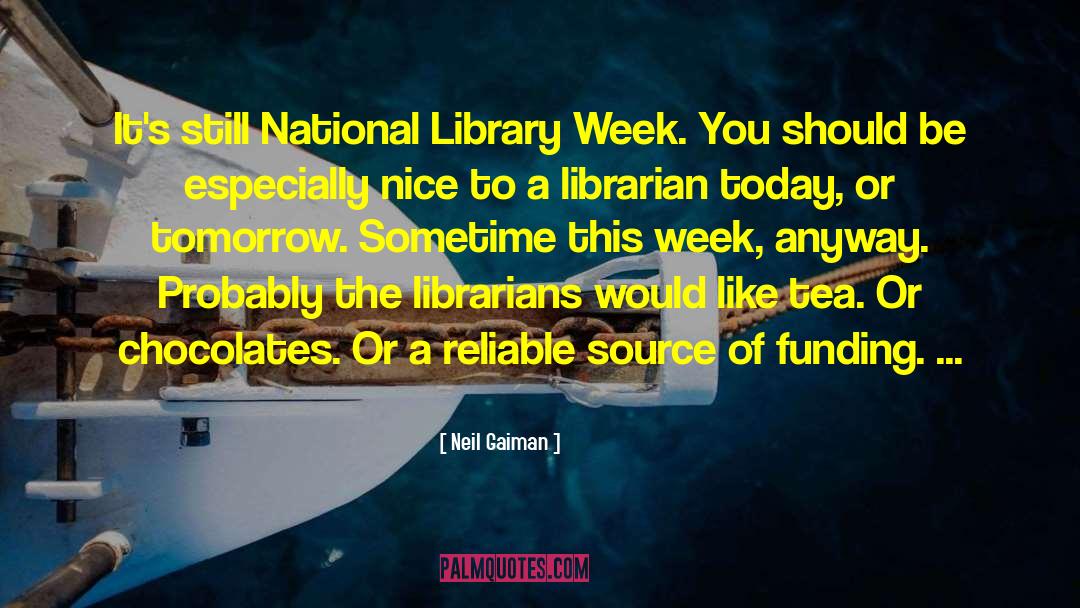 National Library Week quotes by Neil Gaiman