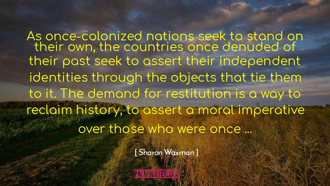 National Narrative quotes by Sharon Waxman