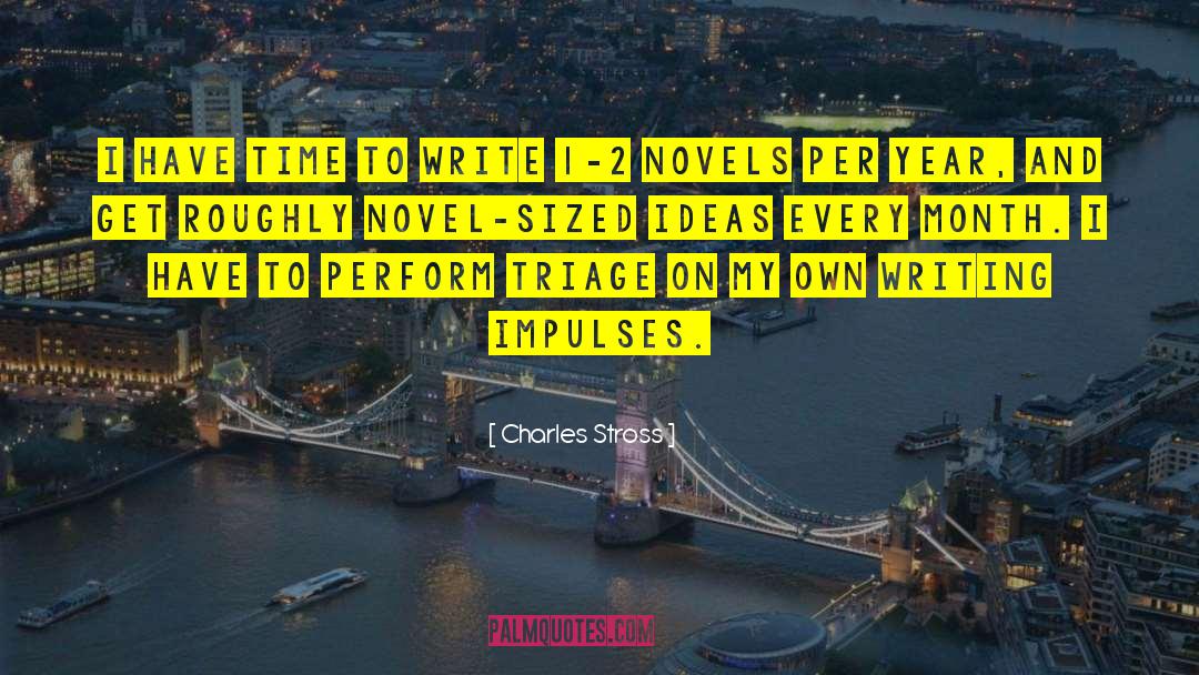 National Novel Writing Month quotes by Charles Stross