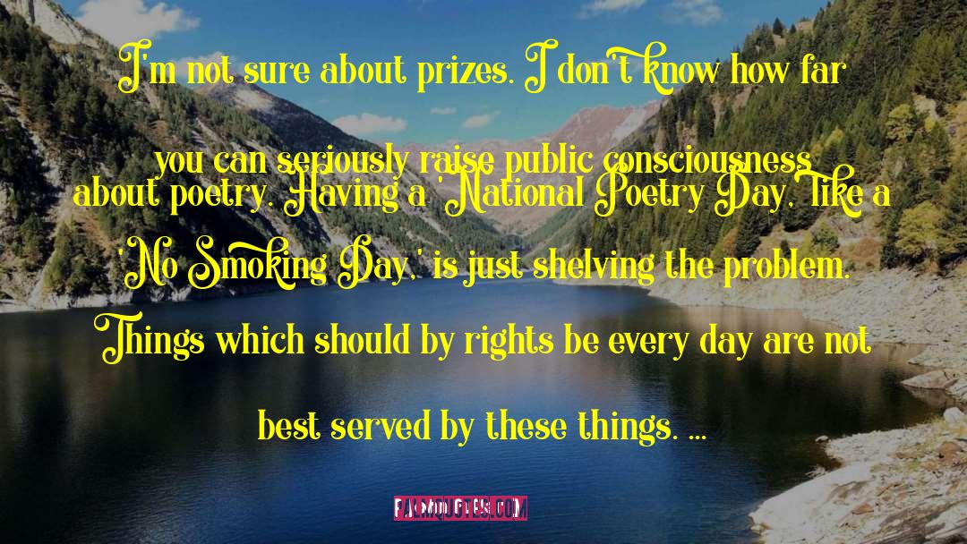 National Poetry Day quotes by John Fuller