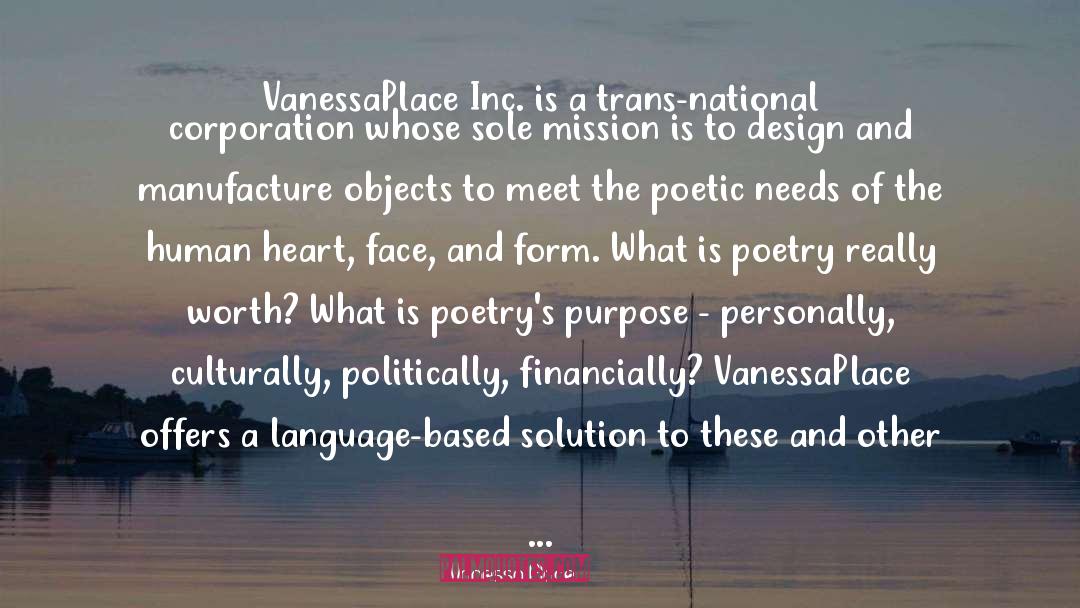 National Poetry Month quotes by Vanessa Place