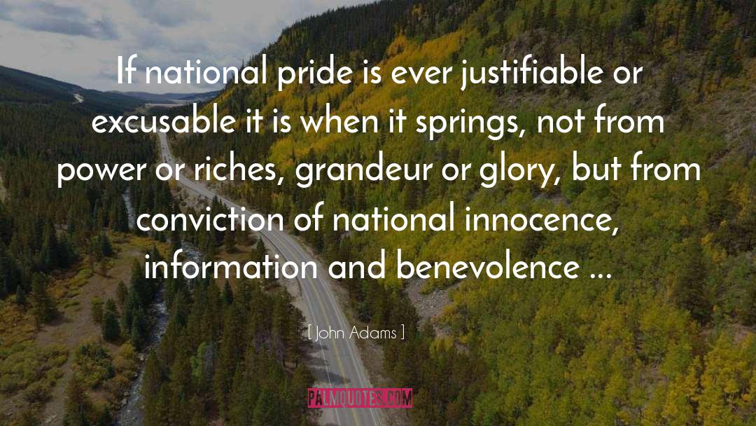 National Pride quotes by John Adams