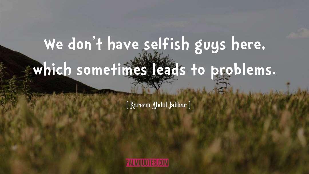 National Problems quotes by Kareem Abdul-Jabbar