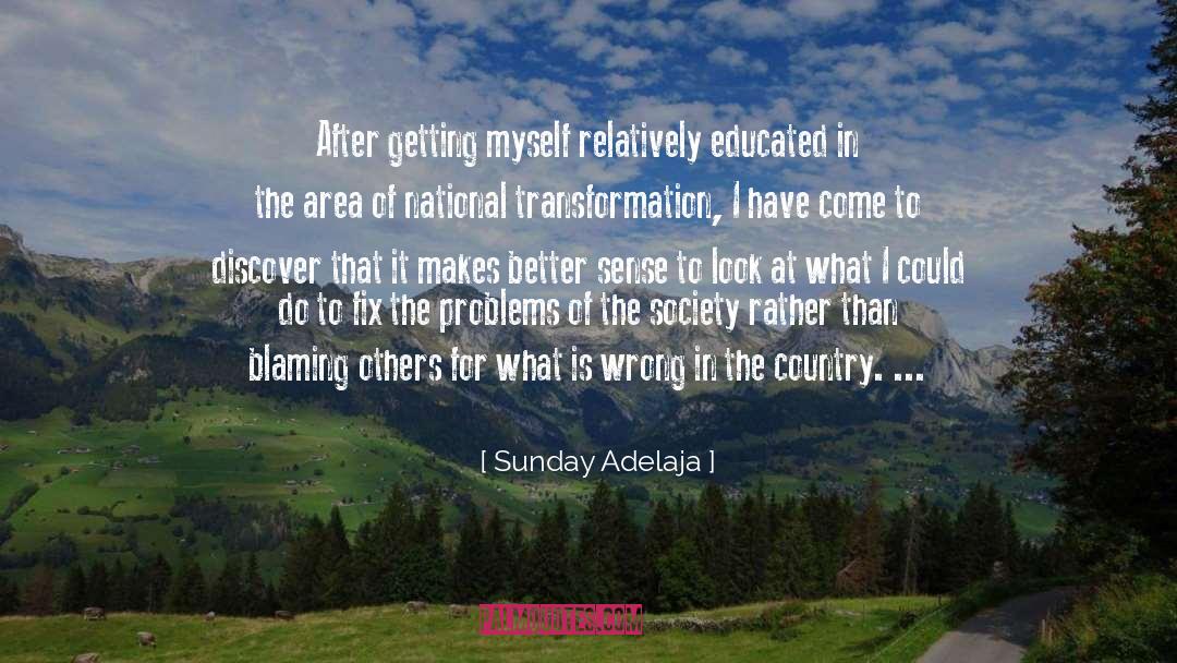 National Problems quotes by Sunday Adelaja