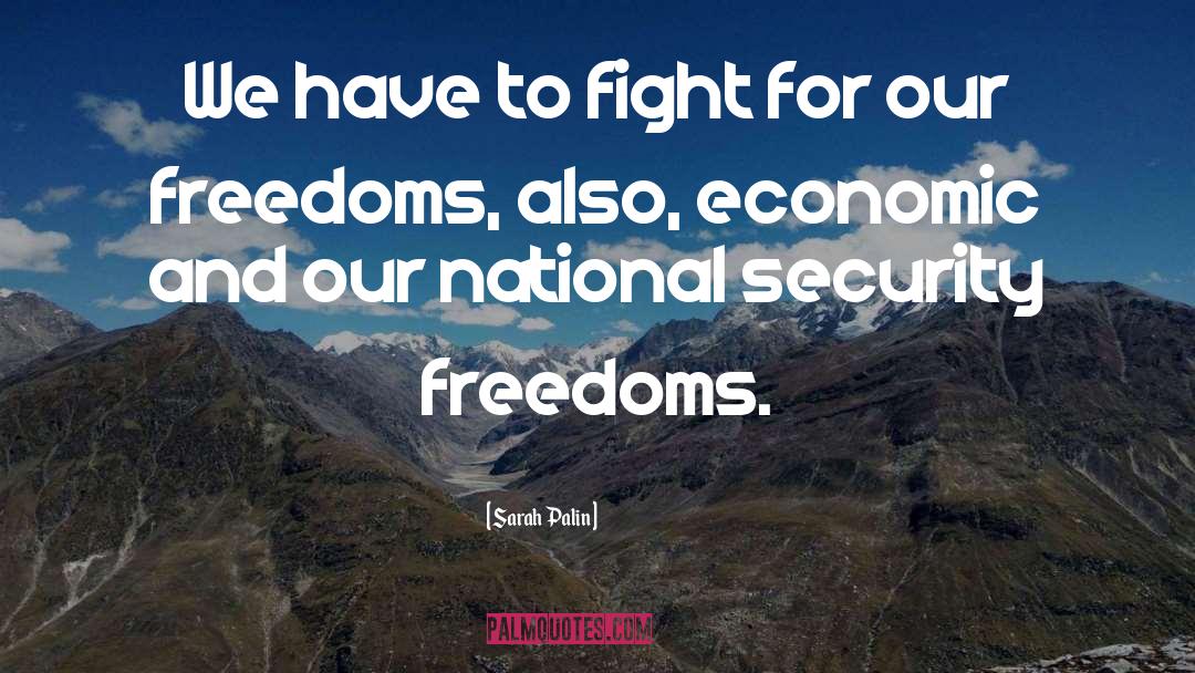 National Security quotes by Sarah Palin