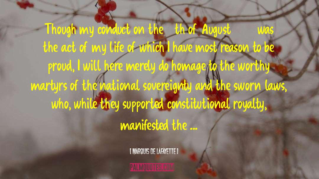 National Sovereignty quotes by Marquis De Lafayette