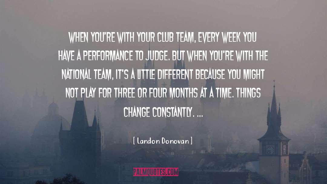 National Team quotes by Landon Donovan