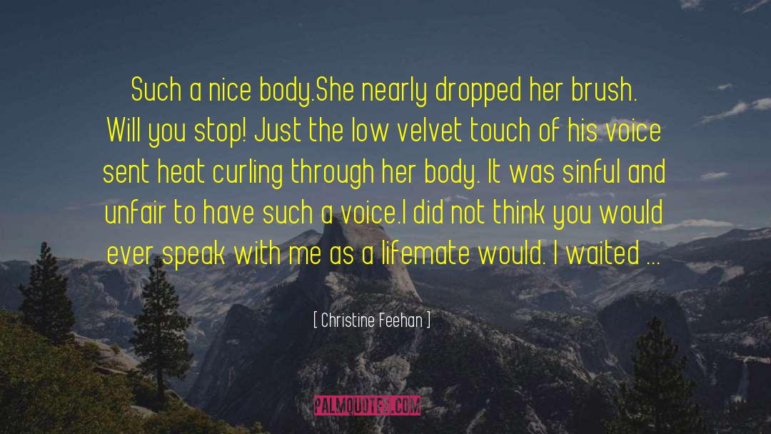 National Velvet quotes by Christine Feehan
